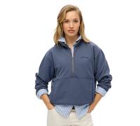 Damen Oversize Rundhals-Sweatshirt Superdry Athletic Essentials Blau M