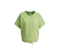 Damen Oversize T-Shirt mit Tunnelzugband Spring Green, XXL