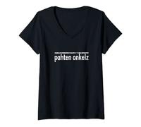 Damen Pahten Onkelz TShirt T-Shirt mit V-Ausschnitt