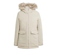 adidas Damen Parka Hooded Fur Parka HZ5734 M Wonder Beige