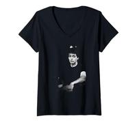 Damen Paul McCartney The Beatles & Wings Sänger Bassspieler T-Shirt mit V-Ausschnitt