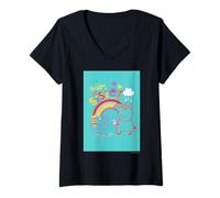 Damen Peppa Pig Big Sister T-Shirt mit V-Ausschnitt