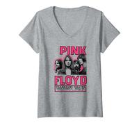 Damen Pink Floyd live im Paramount T-Shirt mit V-Ausschnitt
