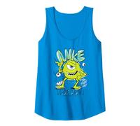 Damen Pixar Monsters, Inc. Mike Wazowski Graffiti Tank Top