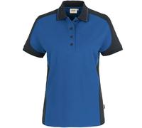 Hakro Damen Poloshirt Contrast Performance 239 Mikralinar® Royal/Anthrazit 2XL