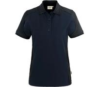 Hakro Poloshirt Contrast MIKRALINAR Damen - Tinte / Anthrazit , S (EU)