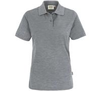 HAKRO Damen Poloshirt Top 224, grau meliert, Größe L (Arbeitshemd & Arbeitsshirt)