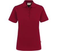 HAKRO Damen Poloshirt Classic 110 weinrot Größe XS