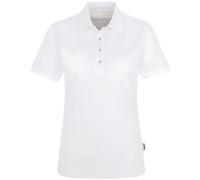 HAKRO Damen Poloshirt COOLMAX® 206 – Regular Fit – Weiß – Gr. XS