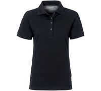 Hakro Damen Poloshirt COTTON TEC® 214 – Regular Fit – Schwarz, Größe L