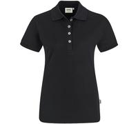 HAKRO Damen Poloshirt Stretch 222, schwarz, Regular Fit, Gr. L