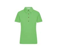 Damen Poloshirt Trachtenlook "JN715" - James & Nicholson Lime-Green/Lime-Green-White M