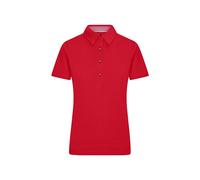 Damen Poloshirt Trachtenlook "JN715" - James & Nicholson Red/Red-White L