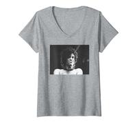 Damen Prince Live Purple Rain Tournee Chicago 1984 T-Shirt mit V-Ausschnitt