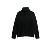 Damen Pullover aus strukturiertem Material mit Rollkragen Superdry Schwarz S