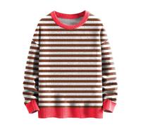 Damen Pullover Elegant Pulli Damen Herbst Pullover Damen Rot Strickpullover Damen Beige Shirt Damen Langarm Grauer Kaputzen Pullover Damen Pullover Damen Beige