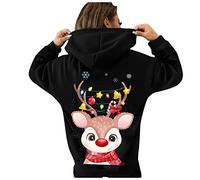 Damen Pullover orange Cartoon Damen Sweatshirt Langer Pullover Damen Hoodie Damen College Jacke Leder Mantel Damen Stoff Icebreaker Damen Langarmshirt 200 weihnacht Tunika Shirts