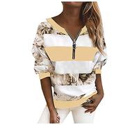 Damen Pullover Sale - Damen Pullover Casual Ethnic G Print Langarm O Neck Fashion Warm Herbst Winter Sweatshirt Tops Rundhals Langarm Shirt Basic Pullover