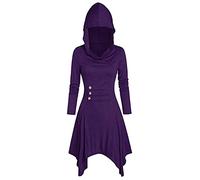 Damen Pulloverkleid Mit Kapuze Herbstkleid Sexy Pullover Kleid Kapuzenpullover Hoodie Farbeblock Slim Casual Langarm Enges Strickkleid Herbst Winter Frauen Bodycon Gothic Winterkleid