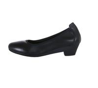 Damen Pumps mit Blockabsatz, Chunky Heels, Bequem Slip On Büro Business, Hochzeit und Freizeit Schuhe,Schwarz 6,35