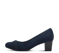 Jana Damen Pumps mit Glitzerdetails Vegan, Blau (Navy), 37 EU