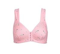 Damen Push Up BH mit Blumen Spitze Bügel BH Gepolstert Unterwäsch Bustier Dessous Top Rücken-BH Unterwäsche Damen Sport BHS Entlastungs Ohne BüGel Nahtlose Spitze Blumen BHS Sehr Weich