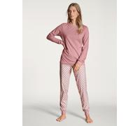 DAMEN Pyjama mit Bündchen XL
