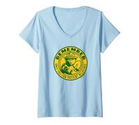 Damen Remember Only You Vintage Smokey Bear Officially Licensed T-Shirt mit V-Ausschnitt