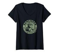Damen Remember Only You Vintage Smokey Bear Officially Licensed T-Shirt mit V-Ausschnitt