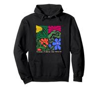 Damen Retro Boho Floral Christian Spruch Come Follow Me Pullover Hoodie