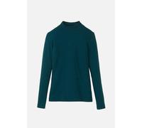 Damen Rib Longsleeve aus Lenzing ECOVERO Mix - CRASSULA - recolution deep lake blue (blau) XS
