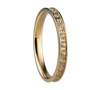 BERING Damenring aus Edelstahl Gold 63