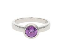 Damen Ring mit echt Amethyst Silber 925 JL10-07-3697