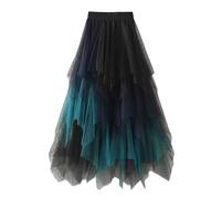 Damen Rock Herbst, Rock Damen Winter Brautkleid ohne Stäbchen Langer Unterrock Tutu-Rock