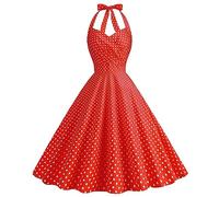 Damen Rosa Plaid Kleid Rockabilly Vinatge 50er Jahre Partykleid Mädchen Rollenspiel Halloween Party Kostüm Film Verkleidung Anzug