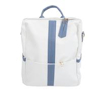 Damen-Rucksack, Geldbörse, Großes Fassungsvermögen, Weiches PU-Leder, Modischer, Lässiger Damen-Rucksack Arbeit, Reisen, Einkaufen (Blau)