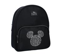 Damen-Rucksack Klein | schwarz | Disney Mickey Mouse | 26 x 22 x 8 cm