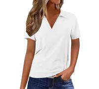 Damen Sale Angebote Sale Blusen Kurzarm Damen T Shirt Damen Basic Klamotten Teenager Mädchen Sommer Longshirt Bluse Damen Basic Crop Top Damen Hemdbluse Damen Lila Damenbekleidung Sale