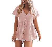 Damen Sale Angebote Sale Blusen+&+Tuniken+Für+Damen Shirts Damen Sommer Oversize Leinen Tunika Damen Sommer Weißes Longshirt Damen Glitzer Top Schwarz Damen Damen Sommer Kleidung Sale