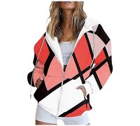 Damen Sale Angebote Y2K Zip Up Hoodie Sweatshirtjacke Damen Mit Kapuze Pullover Damen Baumwolle Sweatshirtjacke Y2K Kapuzenjacke Mit Tasche Reißverschluss Sweatshirt Mit Kapuze Oversize Hoodie