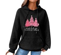 Damen Sale Marken Blitzangebote Hoodie Schwarz Weiss Damen Kapuzen Damen Sweatjacke Gothic Sweatshirt Damen Kuschel Fleece Pullover Fuer Damen Longpullover Damen Oversize Mein+Warenkorb+Anzeigen