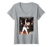 Damen Sammy Hagar Van Halen Live Balance Tour Ära 1995 T-Shirt mit V-Ausschnitt