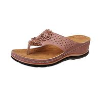 Damen Sandalen Bequem Keilabsatz Böhmen Sexy Atmungsaktive Sommerschuhe Bequem Sommer Plateau Plateau Schuhe Retro Keilsandaletten Freizeitsandale Sandalen Damen Elegant Leicht Trekkingsandalen