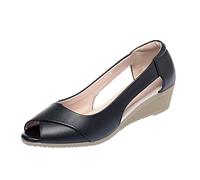 Damen Sandalen Bequem Plateau Böhmen rutschfest Sommer Plateau Schuhe Bequem Freizeit Keilabsatz Damenschuhe Atmungsaktive Römersandalen Freizeitsandale Sandalen Damen 40 Sexy Keilsandale