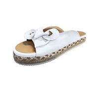 Damen Sandalen Casual Sommer Wedge Peep Toe High Heel Plattform Pantoletten Flache Schuhe Anti-Rutsch-Sandalen Offenes Sandals Outdoor Pantolette Sommer Lässige Schuhe Plateau Hausschuhe