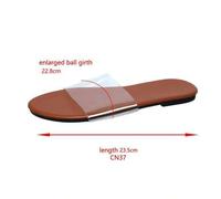 Damen Sandalen in Große Größen, Jelly Slide Sandalen, Offene Zehenslipper, Strand, Flache Sandalen. Haushalts-Wasch-Lässig-Sandalen, Geeignet für groß