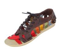 Damen Sandalen Klassische Aushöhlende -Sandalen Leichtem Leichtem Für Mit Farbblockierung Wandern Sommer Frauen Schuhe Walking Outdoor Trekking Orthopädisch Wandersandalen Damensandalen Rot 40