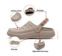 Damen Sandalen/Pantoffeln, leicht und bequem für Outdoor-Reisen, Stil 111474-NAT