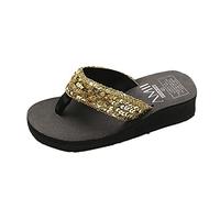 Damen Sandalen Schwarz Plateau Retro Vintage Leicht Damenschuhe Freizeit Atmungsaktive Keilabsatz Sandaletten Böhmen Römersandalen Ledersandalen Damen Sandalen Bequem rutschfest Wandersandalen