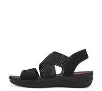 Jana Damen 8-28768-42 Sandalen, Schwarz, 38 EU